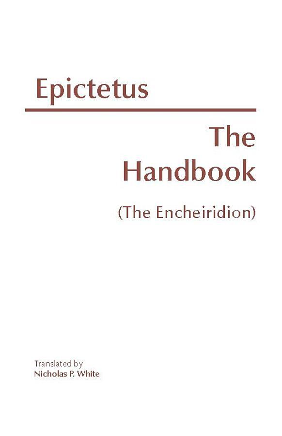 The Handbook (The Encheiridion)